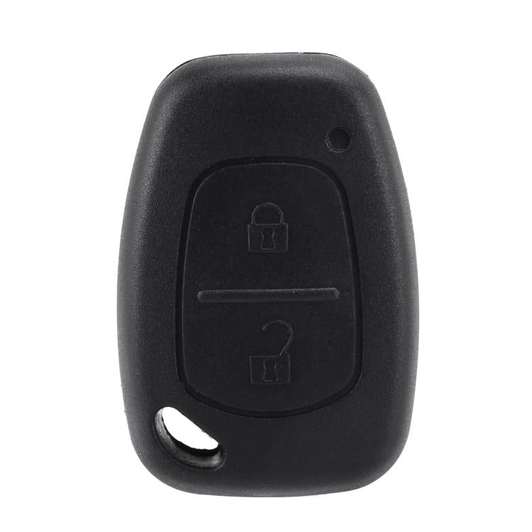 Black car remote key fob case with lock and unlock icons