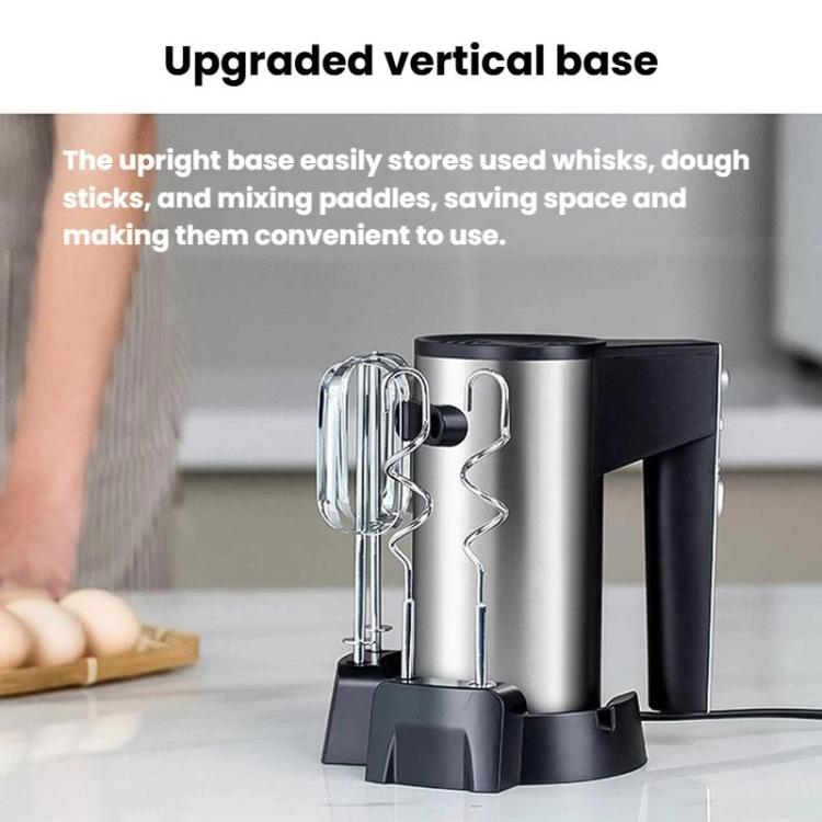 DH166 300W Household Handheld Electric Egg Beater Baking Cake & Cream Mixer, EU Plug