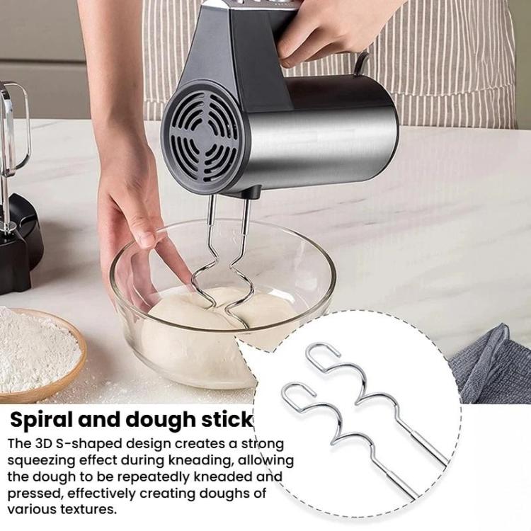 DH166 300W Household Handheld Electric Egg Beater Baking Cake & Cream Mixer, EU Plug