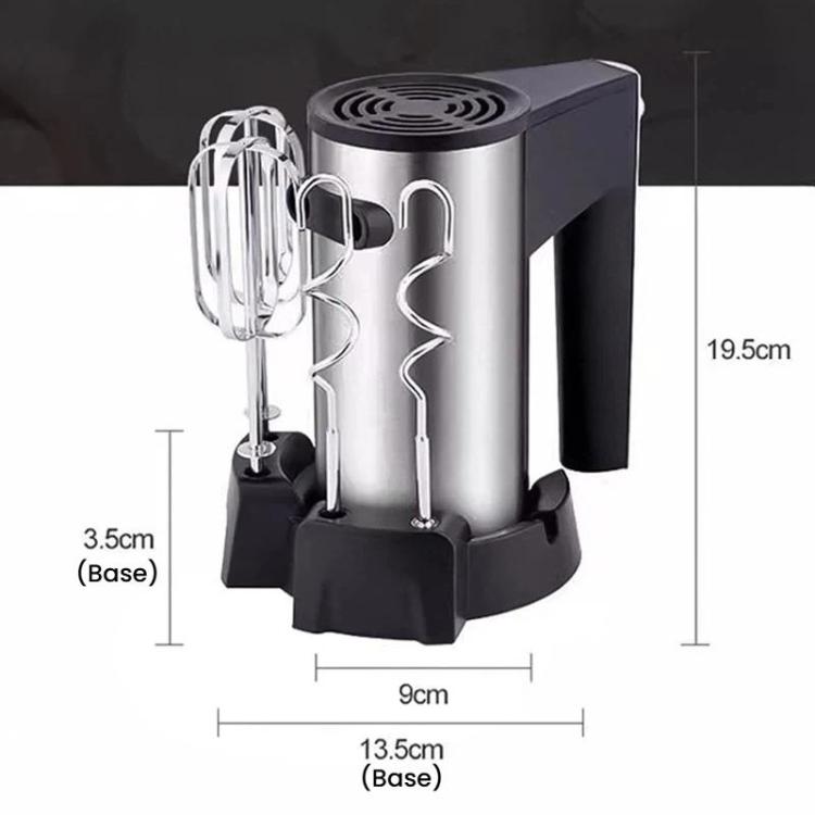 DH166 300W Household Handheld Electric Egg Beater Baking Cake & Cream Mixer, EU Plug