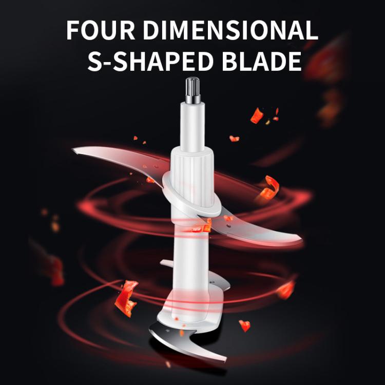 Stainless steel four-corner S-shaped blade assembly for meat grinding