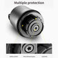 Protective gear system inside stainless steel grinder with safety switch and gear