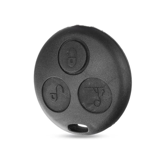 For Mercedes-Benz Smart Flip Key Remote Key Fob Case, 3 Buttons, 3 Buttons With Metal Key Blade