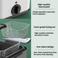 Electric deep fryer with twist control knob and removable frying basket