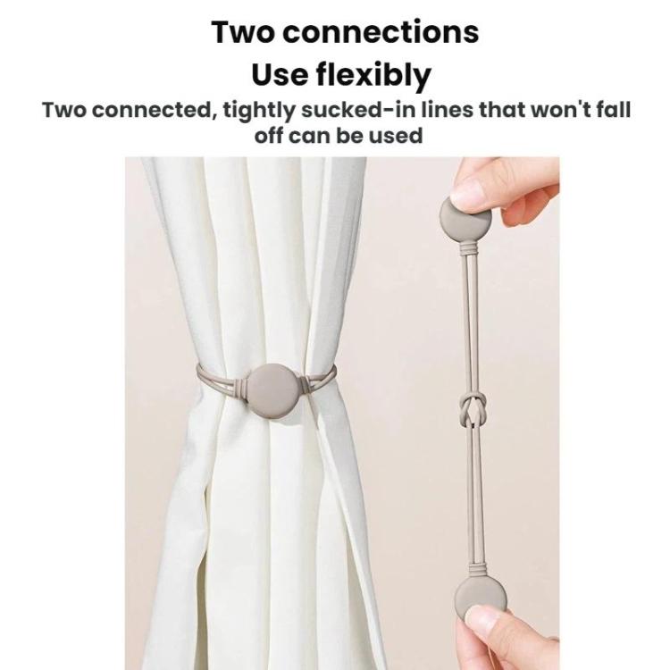 2pcs Bundled Silicone Magnetic Lanyard Data Cable Organizer