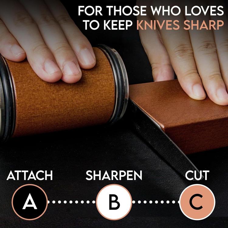 Tungsten Steel Adjustable Angle Cylindrical Magnetic Roller Sharpener Set