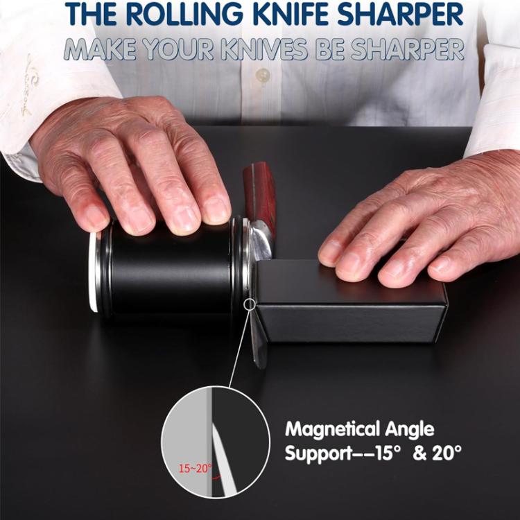 Tungsten Steel Adjustable Angle Cylindrical Magnetic Roller Sharpener Set