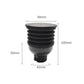 Bean hopper air blower attachment with size dimensions: 84mm wide, 105mm tall