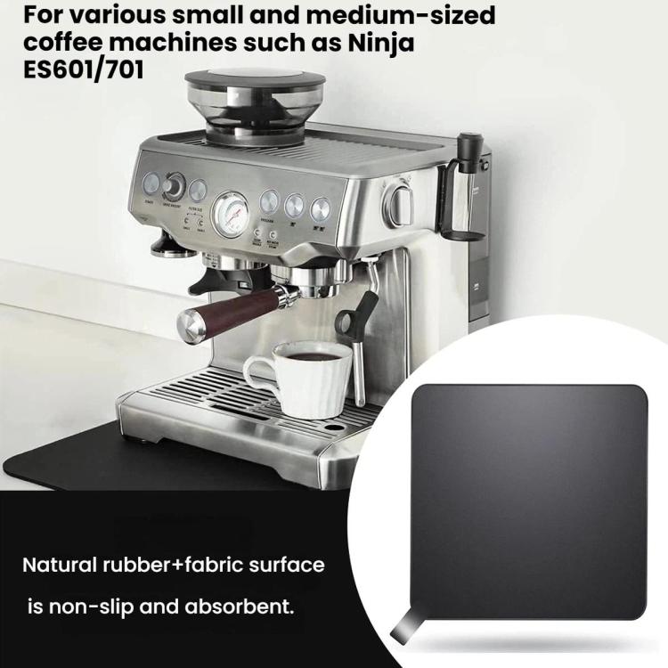 Coffee Machine Sliding Pad Absorbent Easy-Clean Design for Ninja, Breville Sage Small Espresso Machines