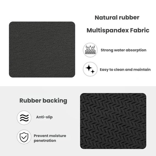 Coffee Machine Sliding Pad Absorbent Easy-Clean Design for Ninja, Breville Sage Small Espresso Machines