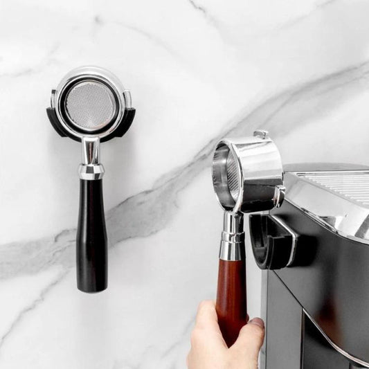 Coffee Portafilter Wall Mount Holder Espresso Machine Group Handle Wall Rack, 51mm, 54/58mm