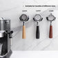 Espresso portafilter handle wall mount holders for 58mm, 53mm, and 51mm