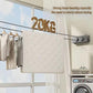 5.1m Invisible Steel Wire Clothesline Indoor Balcony Retractable Drying Rack, Single String White, Single String Black, Single String Gray, Double String White, Double String Black, Double String Gray