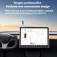 Foldable car phone holder base for dashboard with extended support arm