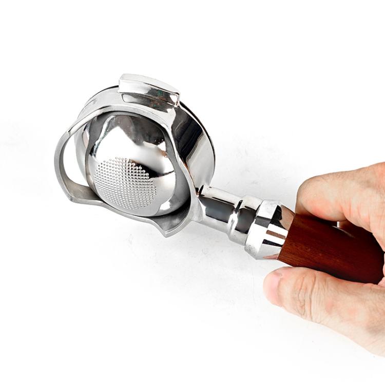 58mm Stainless Steel Spherical Bottom Precision Portafilter Basket Enhanced Espresso Extraction Filter