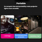 Portable USB projection light for car and indoor entertainment