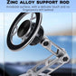 Metal support rod and pivot joint for car magnetic phone holder with round mount