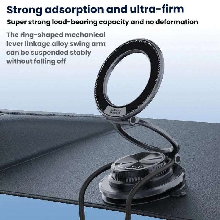 M11 Magnetic Car Phone Holder Foldable Dashboard Mounting Navigation Holder