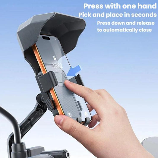 Universal Mirror Mount Phone Holder For Motorcycles Bicycles
