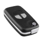 For Suzuki SX4 Straight Blade Folding Side Keyless Entry Car Key Fob Case