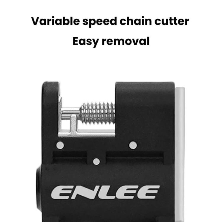 Black chain cutter mechanism on ENLEE bike multi-tool body
