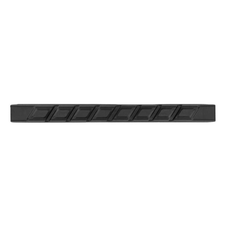 Bike chain anti-scratch protective strip, black 3D relief pattern, long adhesive strip