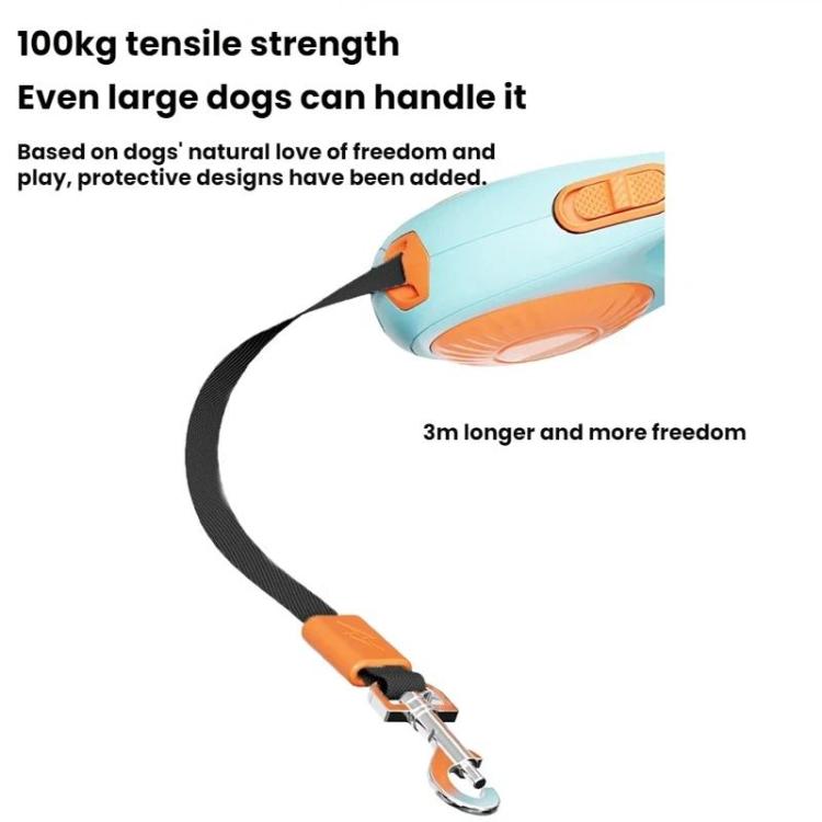 Automatic Retractable Dog Leash 3 Meters For Pet Outdoor Use