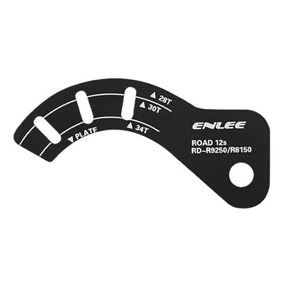 Black ENLEE bike rear derailleur adjustment gauge plate for RD-R9250/R8150, option A