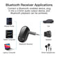 Stereo Bluetooth 5.3 Receiver Hands-Free Wireless Adapter 3.5mm Audio AUX Adapter, BC03