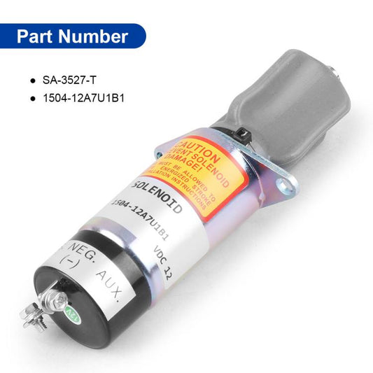For Woodward Solenoid Valve 12V Engine Shutdown Valve SA-3527-T 1504-12A7U1B1, For Woodward