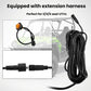 Extension wiring harness with long black cable for ATV turn signals