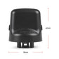 Black ignition switch knob cover, front view with 36mm width and 42mm height