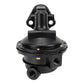 Mechanical fuel pump assembly, black top cover with two side ports and outlet fitting
