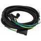 ATV turn signal wiring harness with multi-wire bundle and plug connector