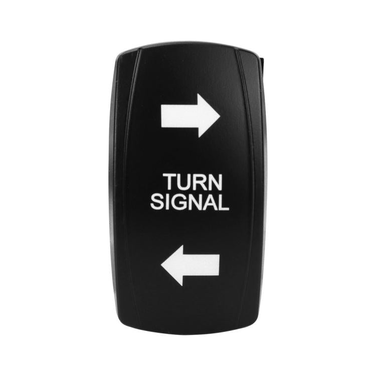 Black turn signal switch with arrow icons and TURN SIGNAL label