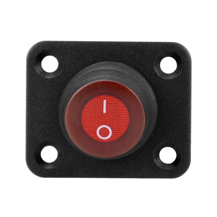 Round Waterproof Marine Panel Switch With LED Light, 1 Button Red, 2 Button Red, 3 Button Red, 4 Button Red, 5 Button Red, 6 Button Red, 1 Button Blue, 2 Button Blue, 3 Button Blue, 4 Button Blue, 5 Button Blue, 6 Button Blue, 1 Button Green           ...