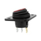 Round Waterproof Marine Panel Switch With LED Light, 1 Button Red, 2 Button Red, 3 Button Red, 4 Button Red, 5 Button Red, 6 Button Red, 1 Button Blue, 2 Button Blue, 3 Button Blue, 4 Button Blue, 5 Button Blue, 6 Button Blue, 1 Button Green           ...
