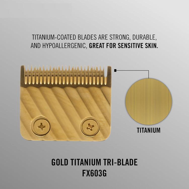 Replacement 2-Hole Blades For BaBylissPRO FX870 / FX825 / FX673 Hair Clipper, FX603G, FX603B