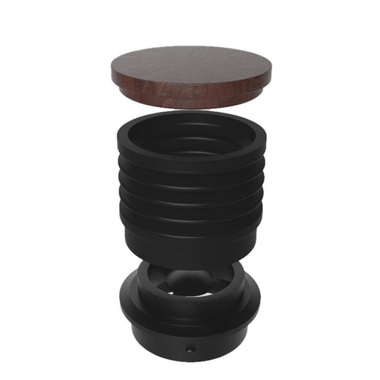 For Baratza Encore Coffee Grinder Blowing Bean Hopper For Grounds Cleaning, Aluminum Lid, Wooden Lid
