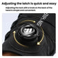 Black glove wrist latch with adjustable dial and West Biking logo