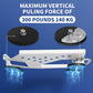 Magnetic mounting kit bracket with four black magnets for strong vertical pulling force