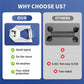 Magnetic mounting kit bracket with four magnets for secure signal and all-weather use
