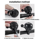 Bike thumb bell shown being installed on a handlebar with mounting screw