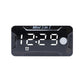 8-150V Electric Scooter/Motorcycle Two-Wire Waterproof Time Voltage Temperature Meter