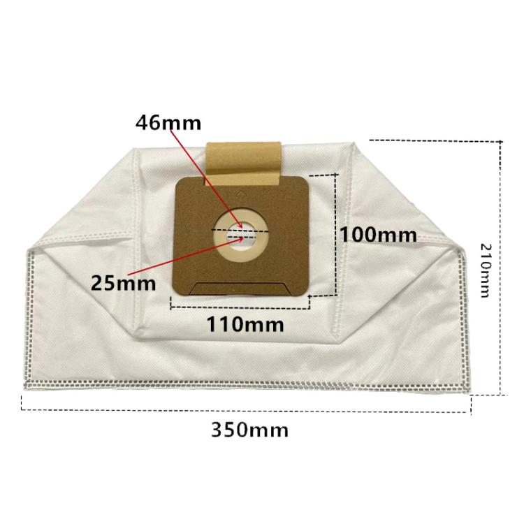 2pcs Vacuum Cleaner Non-Woven Dust Bag Filter Trash Bag, For Karcher VC2