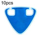 10pcs Bicycle Emergency Night Riding High-Visibility Reflective Stickers, Single-sided Flocked On Back, Double-sided