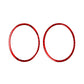 For 1999-2005 LEXUS IS300 2pcs /Set Defogger Vent Trim Stickers