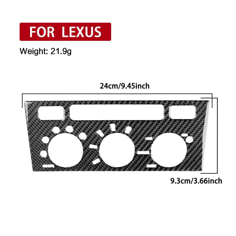 For 1999-2005 LEXUS IS300 Air Conditioning Control Panel Sticker
