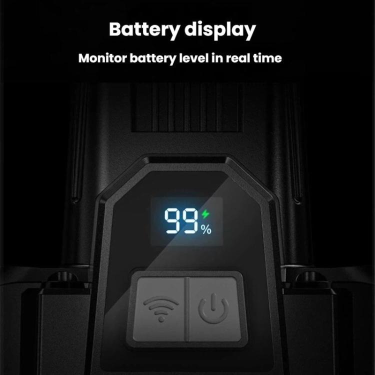 SMILING SHARK TD-0282A-5 Digital Display Zoom High Brightness Headlamp Motion Sensing Hands-Free Work Light