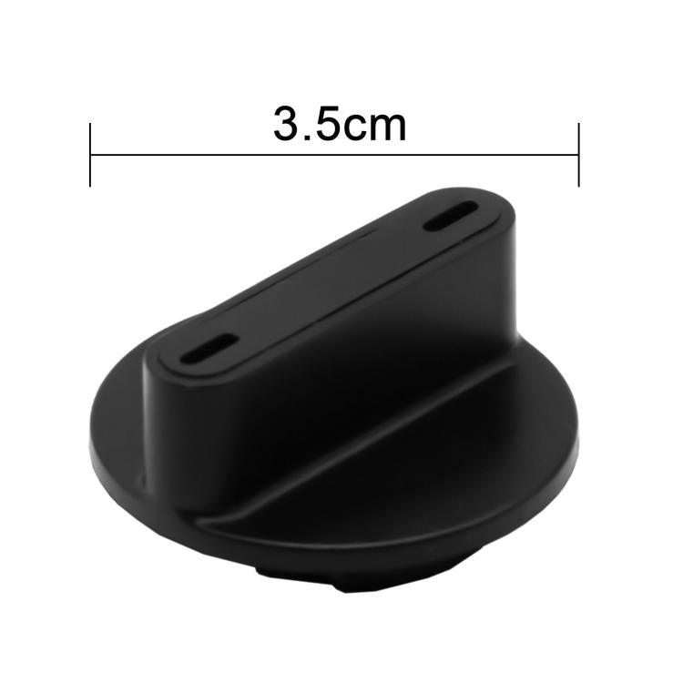Black water tank lid replacement with side tab and measuring label showing 3.5 cm